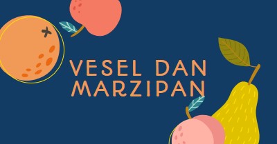 Vesel dan Marzipan blue whimsical-line