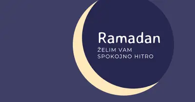 Spokojno Ramadan za vas in vaše purple modern-color-block