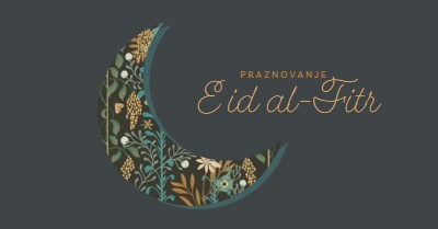 Praznovanje Eid al-Fitr black modern-simple