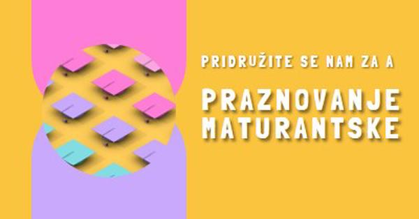 Pridružite se maturantski praznovanju yellow whimsical-color-block