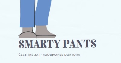 Smarty pants blue modern-color-block