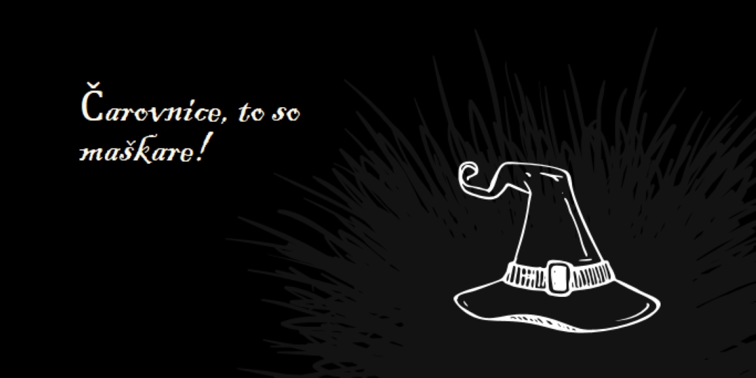 Maškare so. black whimsical-line