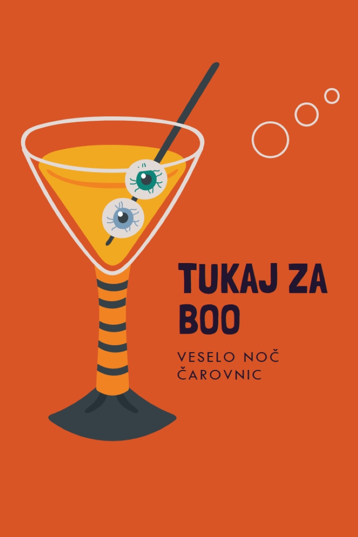 Visoka žoga za oči orange modern-bold