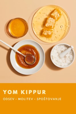 Sladek Yom Kippur yellow modern-simple