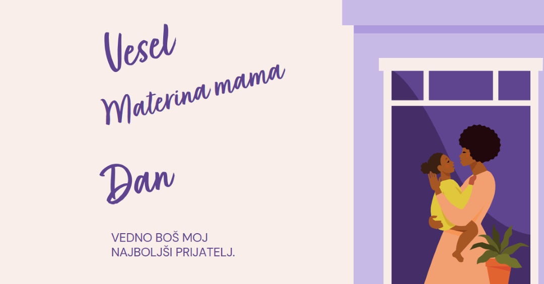 Moja mama, moj najboljši prijatelj gray modern,clean,illustrative,cursive,graphical,offset