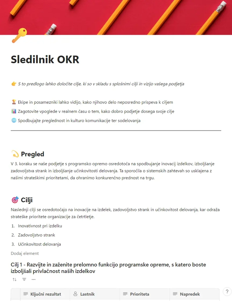 Sledilnik OKR