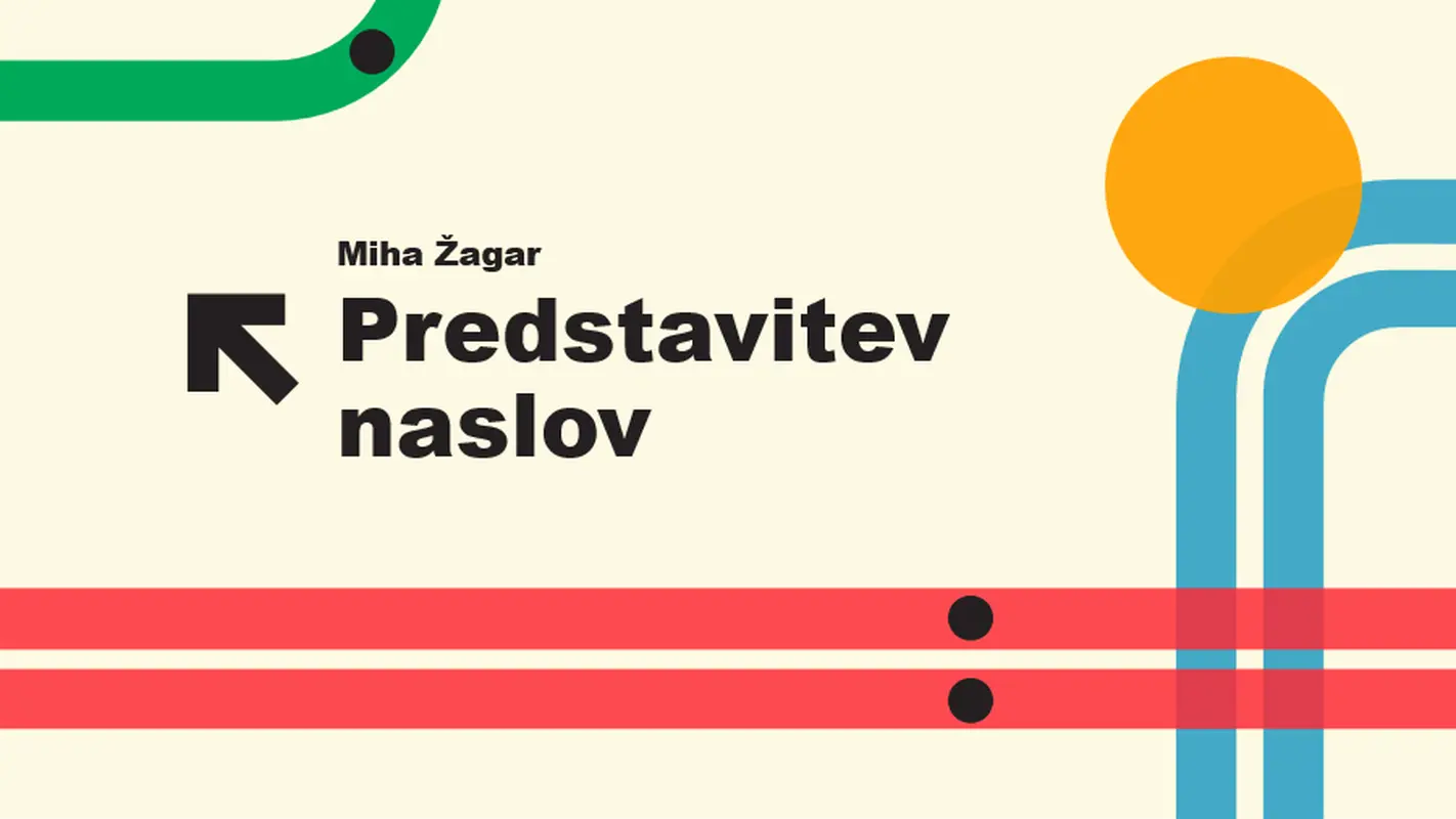 Načrt velemesta modern geometric