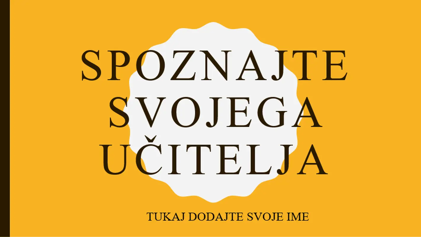 Spoznajte svojega učitelja modern color block