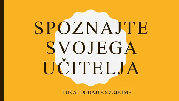 Spoznajte svojega učitelja modern color block