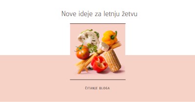 Letnja žetva pink modern-simple