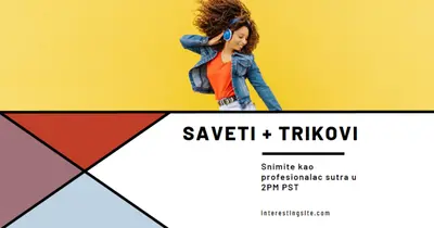 Muzika za uši yellow modern-bold