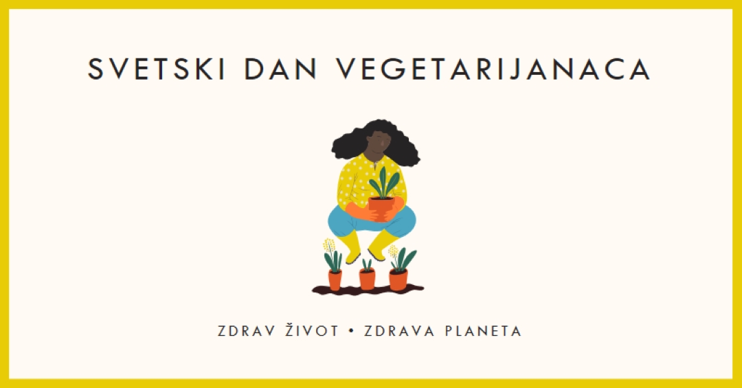 Danas je svetski dan vegetarijanaca white modern-simple