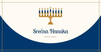 Menorah aura white modern-color-block