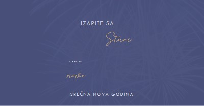 Svetlo noći blue modern-simple