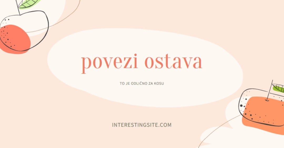 Zdrava kosa od kuće pink whimsical-line