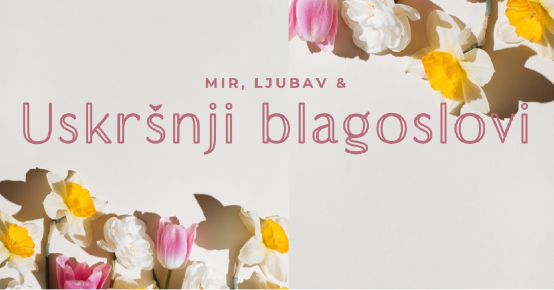 Uskršnji mir i ljubav gray modern-simple