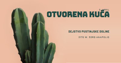 Otvorena kuća 3. aprila pink modern-simple