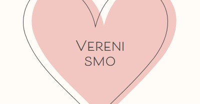 Sve srce pink modern-simple