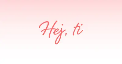Recite hej pink modern-simple