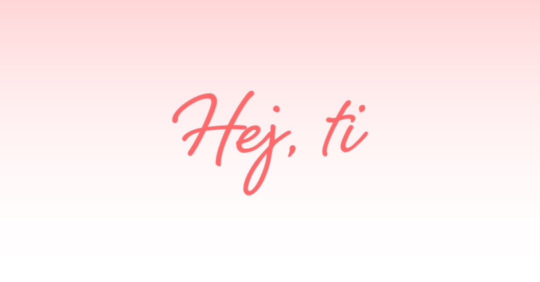 Recite hej pink modern-simple