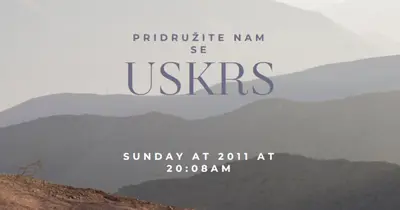 Pridružite nam se uskršnjim nedeljama gray modern-simple