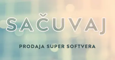 Prodaja super softvera blue modern-simple