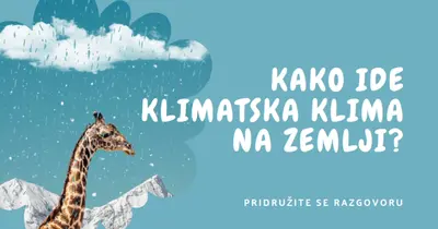 Hajde da razgovaramo o klimatskim promenama blue whimsical-color-block
