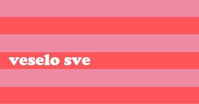 Sve je veselo pink modern-bold