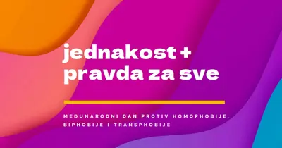 Počastvovanje međunarodnog dana protiv homofabije purple modern-bold