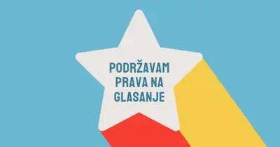 Neka se vaš glas obratite blue modern-color-block