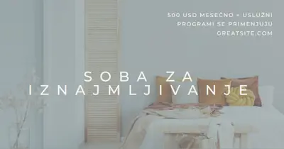 Prostor za iznajmljivanje gray modern-simple