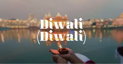 Svetlo Diwalija blue modern-simple