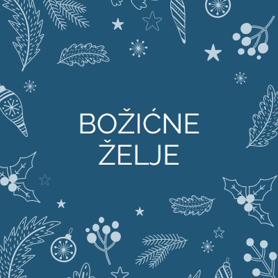 Blistava sezona blue whimsical-line