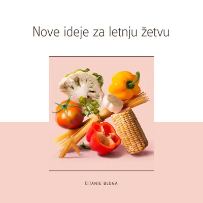 Letnja žetva pink modern-simple