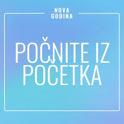 Novi početak blue modern-bold