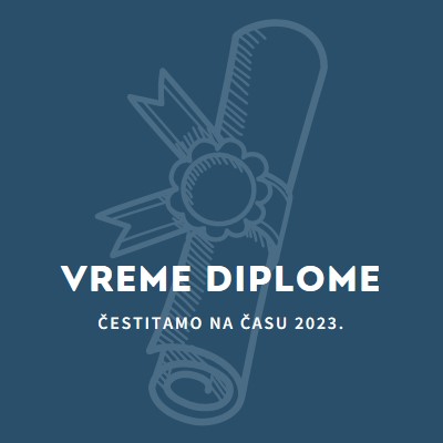 Vaša diploma blue modern-simple