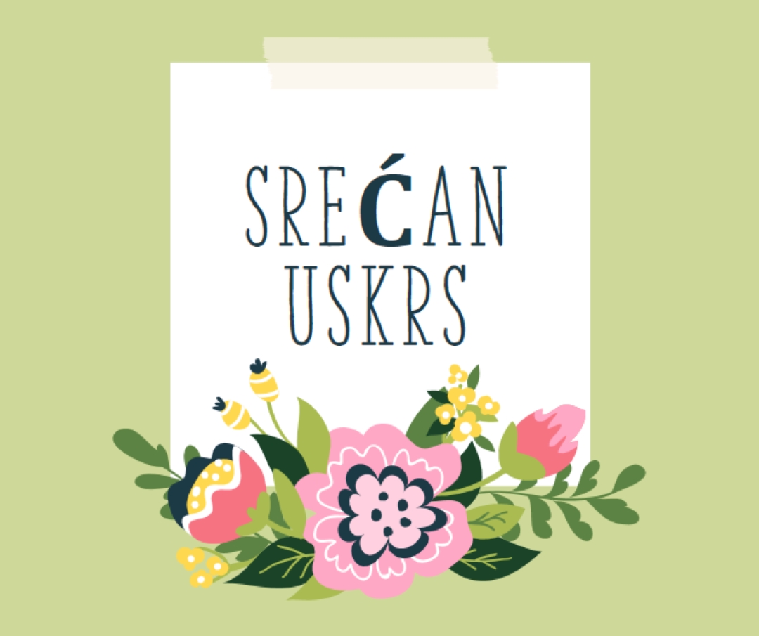 Uskršnje bluce green whimsical-line