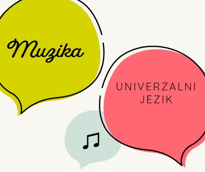 Muzički jezik white whimsical-line