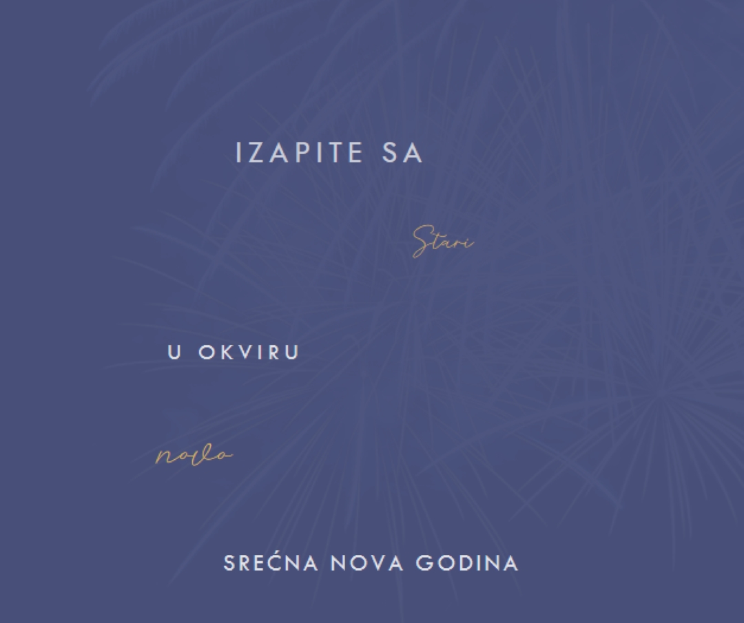 Svetlo noći blue modern-simple