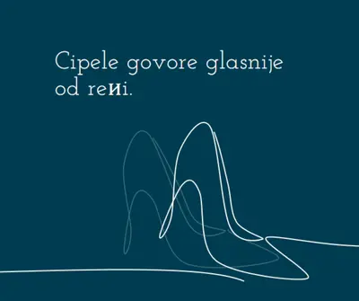 Živjenje visokog života blue whimsical-line