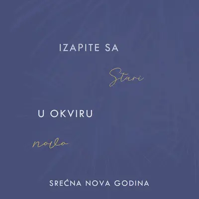 Svetlo noći blue modern-simple