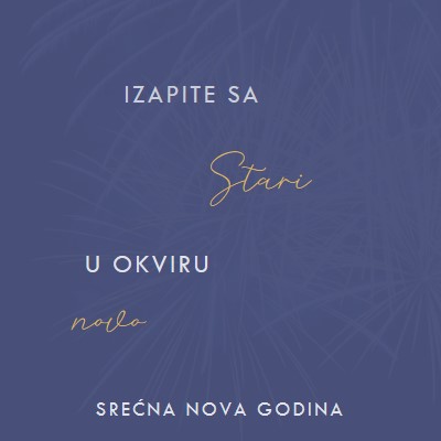 Svetlo noći blue modern-simple