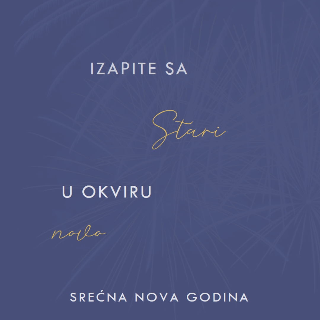 Svetlo noći blue modern-simple