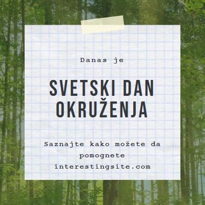 Priroda nege green modern-simple