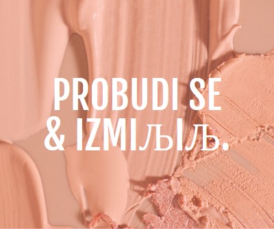 Probudi se & izmiљiљ. pink modern-simple