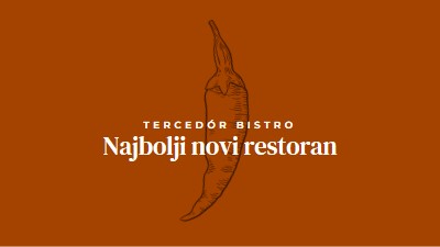 Mi smo najbolji novi restoran red modern-simple