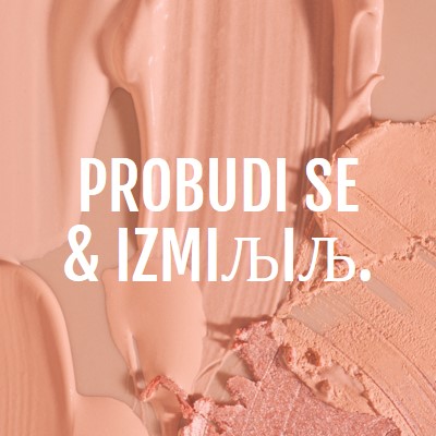 Probudi se & izmiљiљ. pink modern-simple