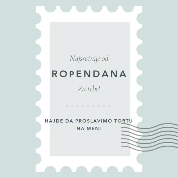 Divan rođendan blue modern-simple