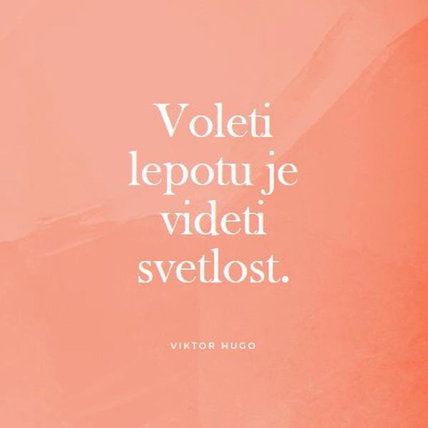 Ljubav, lepota i svetlost pink modern-simple