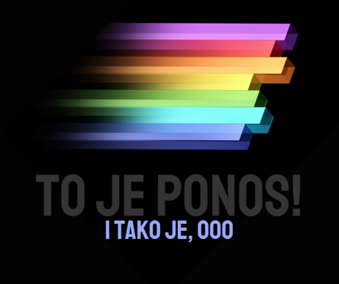 Proslavite svoj ponos black modern-bold
